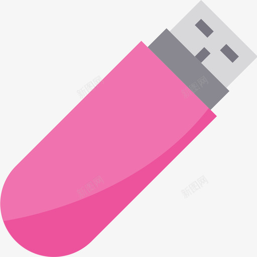 Pendrive文具46扁平图标svg_新图网 https://ixintu.com Pendrive 扁平 文具46