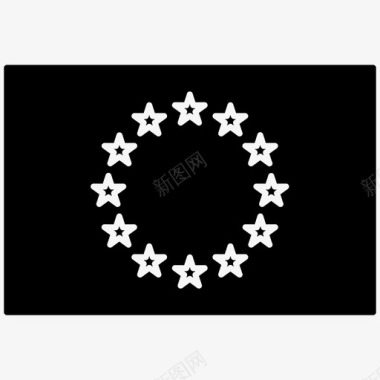 我国旗欧洲欧盟图标图标
