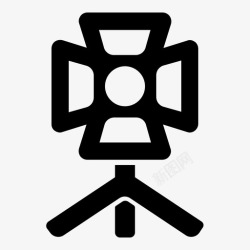 菲涅尔聚光灯光束菲涅耳图标高清图片