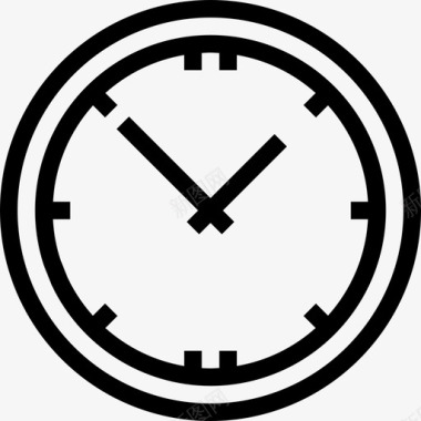 时钟时钟时间商务和办公室图标图标