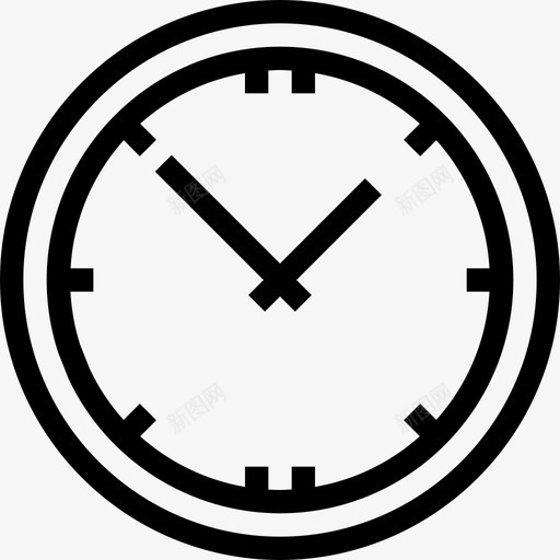 时钟时钟时间商务和办公室图标svg_新图网 https://ixintu.com 商务和办公室 时钟 时钟时间