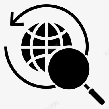 搜索查找全球图标图标