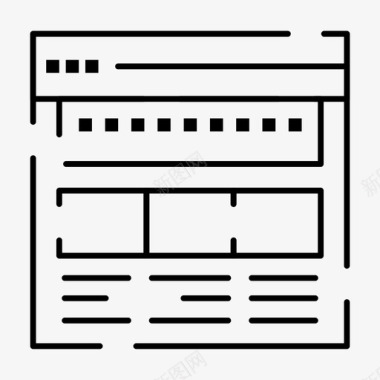 网站浏览器商务图标图标