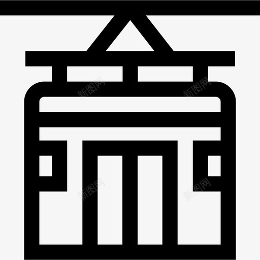 舱室运输79直线图标svg_新图网 https://ixintu.com 直线 舱室 运输79