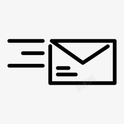 已发送已发送邮件电子邮件信件图标高清图片