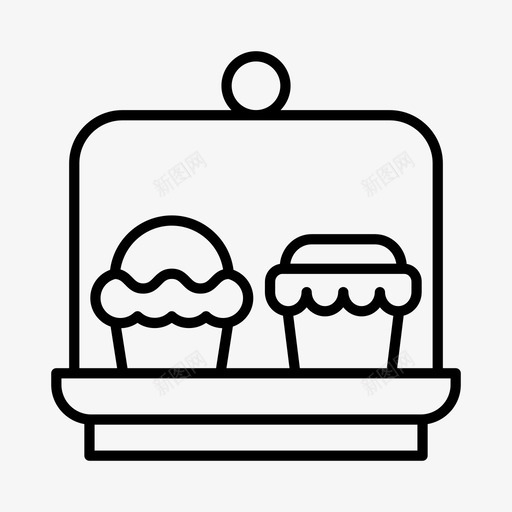 糕点杯形蛋糕架甜点图标svg_新图网 https://ixintu.com 杯形蛋糕架 甜点 糕点 食物 高茶