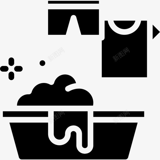洗衣房清洁49填充图标svg_新图网 https://ixintu.com 填充 洗衣房 清洁