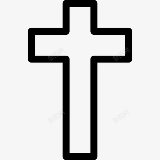 十字架所有圣徒日直系图标svg_新图网 https://ixintu.com 十字架 所有圣徒日 直系