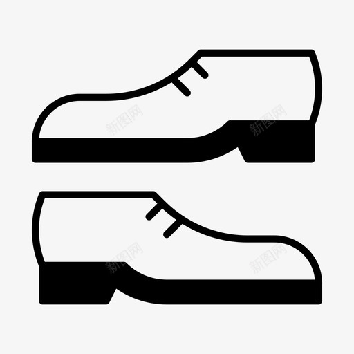 鞋靴子时装图标svg_新图网 https://ixintu.com 时装 衣服 靴子 鞋子 鞋类