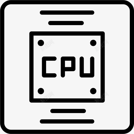 电脑cpu芯片主板处理器图标svg_新图网 https://ixintu.com 主板 处理器 电脑cpu芯片 电脑硬件