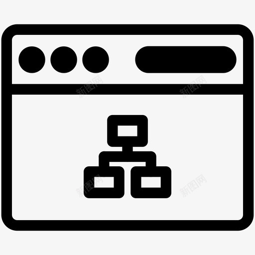 窗口网络浏览器internet图标svg_新图网 https://ixintu.com internet web windows windows1 浏览器 窗口网络