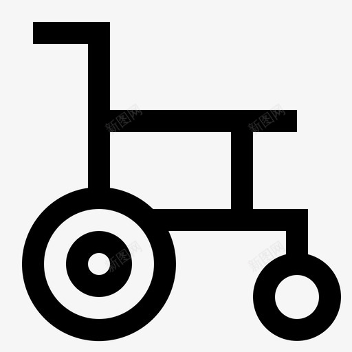 残疾人轮椅医疗热线图标svg_新图网 https://ixintu.com 医疗热线 残疾人 轮椅