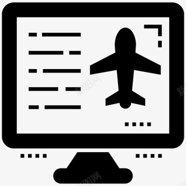 在线航班预订航班搜索在线预订图标图标