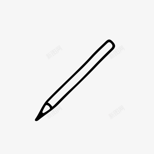 铅笔绘画写作图标svg_新图网 https://ixintu.com 写作 绘画 铅笔