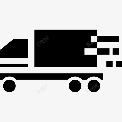送货卡车物流20填充图标svg_新图网 https://ixintu.com 填充 物流20 送货卡车