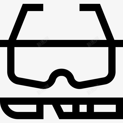 眼镜整形手术线性图标svg_新图网 https://ixintu.com 手术 整形 眼镜 线性