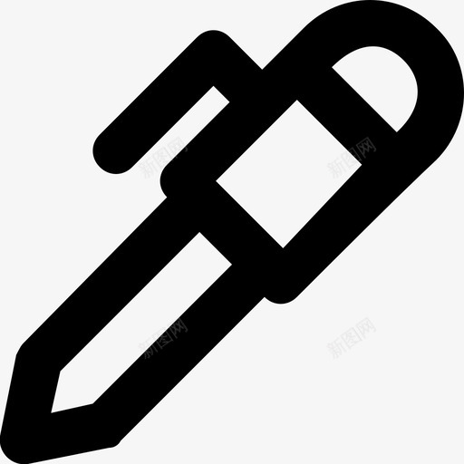 笔圆珠笔记号笔图标svg_新图网 https://ixintu.com 书写 圆珠笔 对象集材质平滑线条图标 笔 记号笔