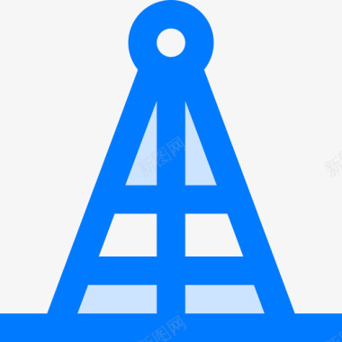 信号电信4蓝色图标图标