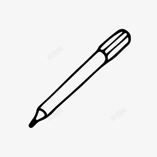 记号笔绘图绘画图标svg_新图网 https://ixintu.com 书写 绘图 绘画 记号 钢笔 铅笔