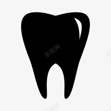 磨牙牙齿牙医图标图标