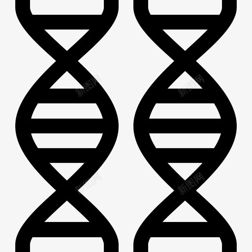 基因组生物工程4填充图标svg_新图网 https://ixintu.com 基因组 填充 生物工程4