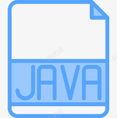 Java文件扩展名5蓝色图标图标