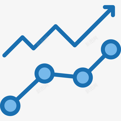 利润分析9蓝色图标svg_新图网 https://ixintu.com 分析9 利润 蓝色