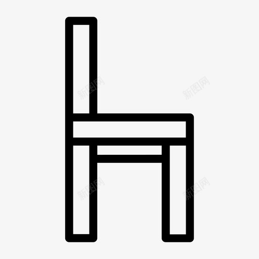 椅子家具座椅图标svg_新图网 https://ixintu.com 家具 座椅 木椅 椅子