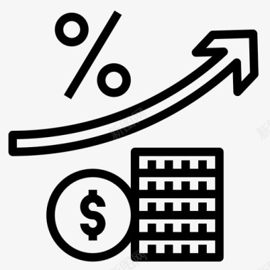 利息收入被动图标图标