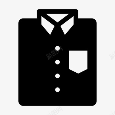 男装服装电子商务图标图标