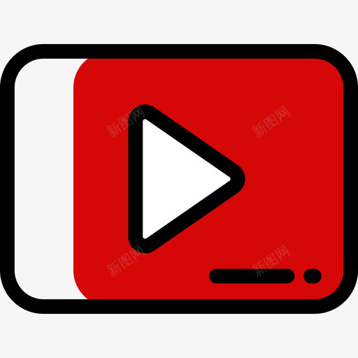 Youtubegooglesuite8颜色省略图标svg_新图网 https://ixintu.com Youtube googlesuite8 颜色省略