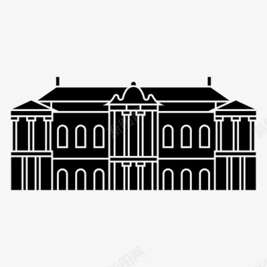 凯瑟琳宫建筑著名的俄罗斯图标图标