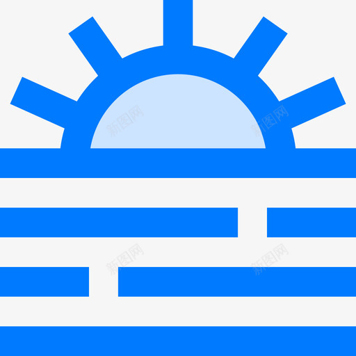海洋景观10蓝色图标svg_新图网 https://ixintu.com 景观 海洋 蓝色