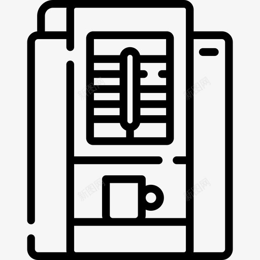 自动售货机自动售货机3直线式图标svg_新图网 https://ixintu.com 直线式 自动售货机