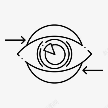 商业眼睛营销图标图标
