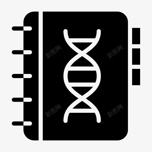 日记笔记本科学图标svg_新图网 https://ixintu.com 日记 科学 笔记本