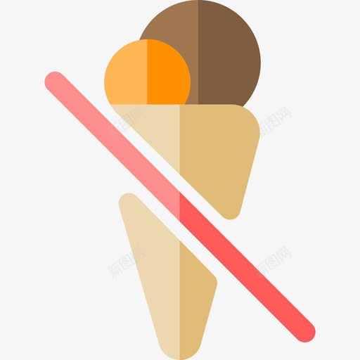 没有冰淇淋3号商场没有图标svg_新图网 https://ixintu.com 3号商场 没有 没有冰淇淋