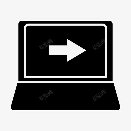 登录登记进来图标svg_新图网 https://ixintu.com 登录 登记 笔记本电脑登录 进入 进来