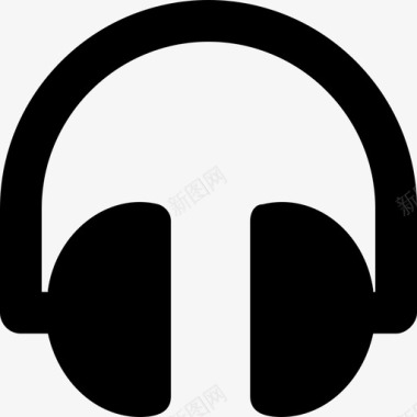 耳机音乐科技材料符号集图标图标