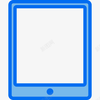 Ipad设备12蓝色图标图标