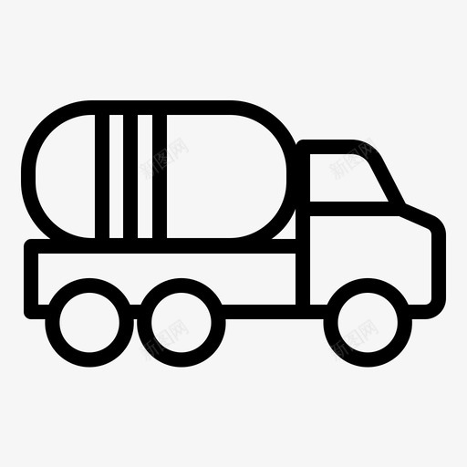 运输工业卡车图标svg_新图网 https://ixintu.com 卡车 工业 车辆 运输