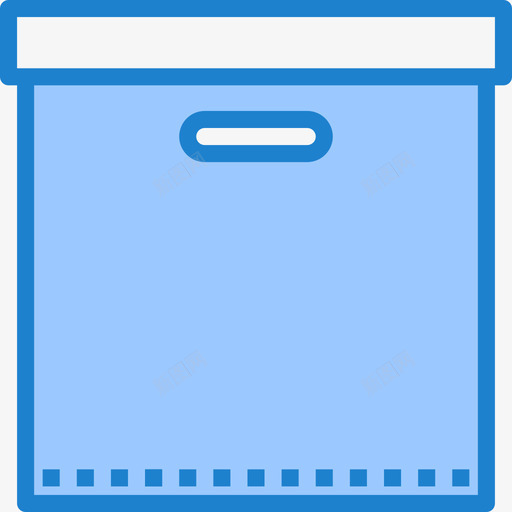 购物和电子商务盒8蓝色图标svg_新图网 https://ixintu.com 电子商务 蓝色 购物