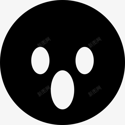 害怕的表情哦诡异图标svg_新图网 https://ixintu.com 他的 其他 大纲 害怕 表情 诡异