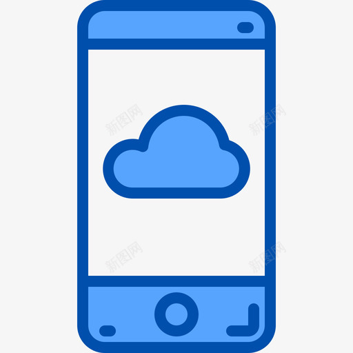 气象移动应用程序3蓝色图标svg_新图网 https://ixintu.com 应用程序 气象 移动 蓝色