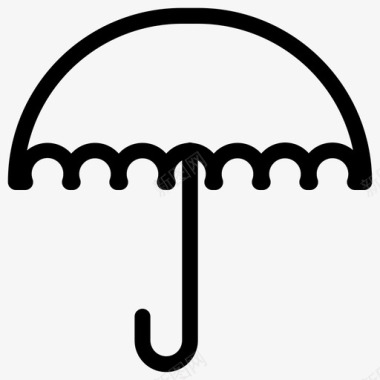 雨伞商业金融图标图标