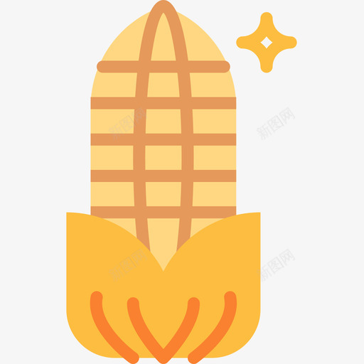 玉米野餐40平的图标svg_新图网 https://ixintu.com 平的 玉米 野餐40