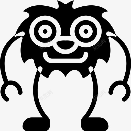 怪物怪物2填充图标svg_新图网 https://ixintu.com 填充 怪物 怪物2