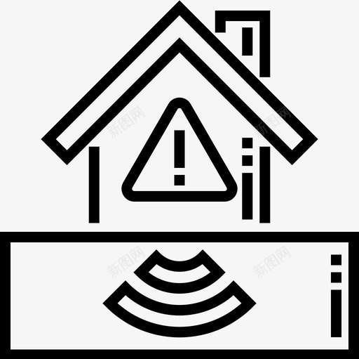 地震智慧城市14线性图标svg_新图网 https://ixintu.com 地震 智慧城市14 线性