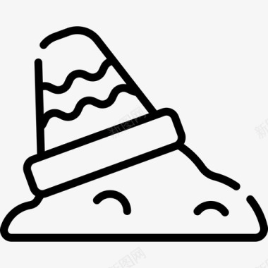 冰淇淋冰淇淋16直线型图标图标