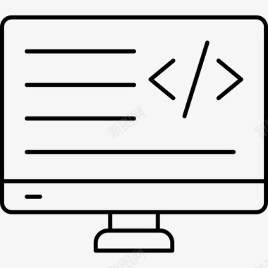 编码计算机开发图标图标
